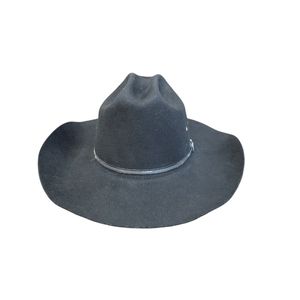 Black Western Cowboy Wool Blend 7 1/8" Hat by Bailey